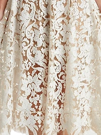 Blair Sleeveless Sequin Lace Midi Dress