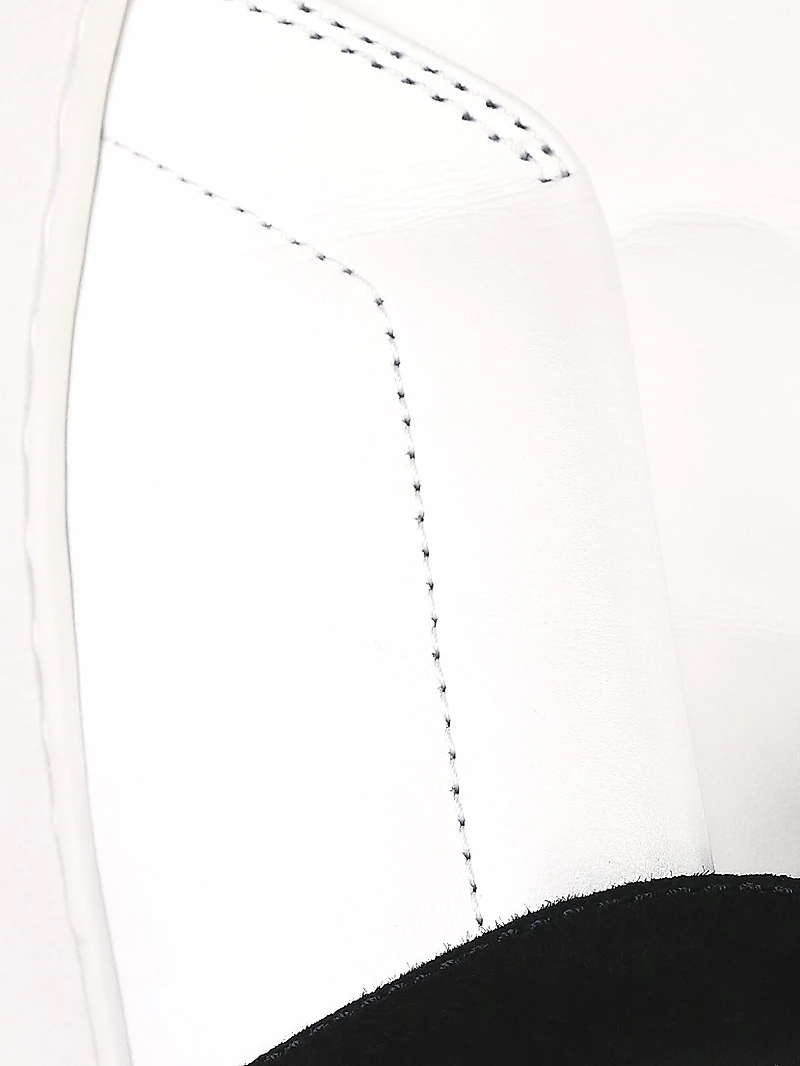 Clarita Bow Leather Sneakers