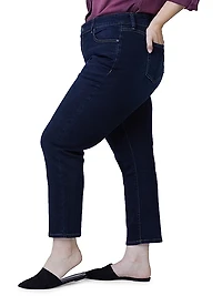 Mid-Rise Boyfriend Ankle Jeans