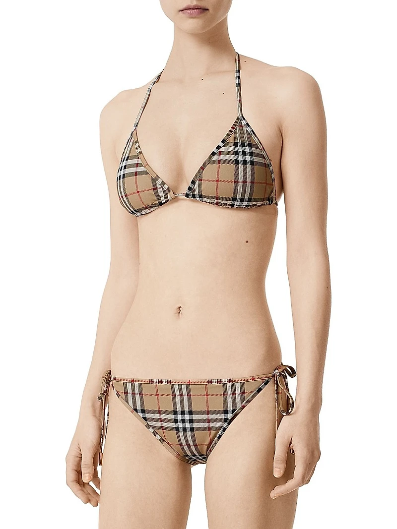 Archive Check Bikini Set