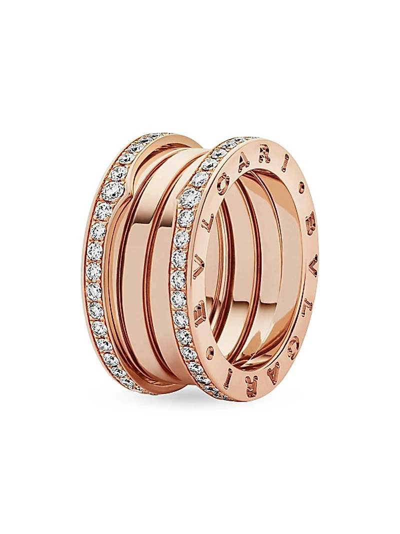B.zero1 18K Rose Gold & Diamond Ring