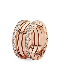 B.zero1 18K Rose Gold & Diamond Ring