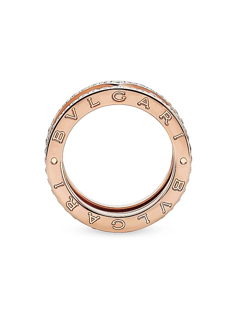 B.zero1 18K Rose Gold & Diamond Ring