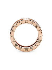 B.zero1 18K Rose Gold & Diamond Ring