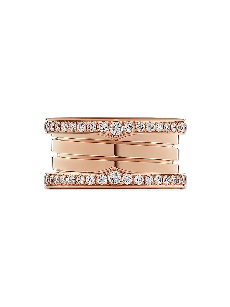 B.zero1 18K Rose Gold & Diamond Ring