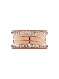 B.zero1 18K Rose Gold & Diamond Ring