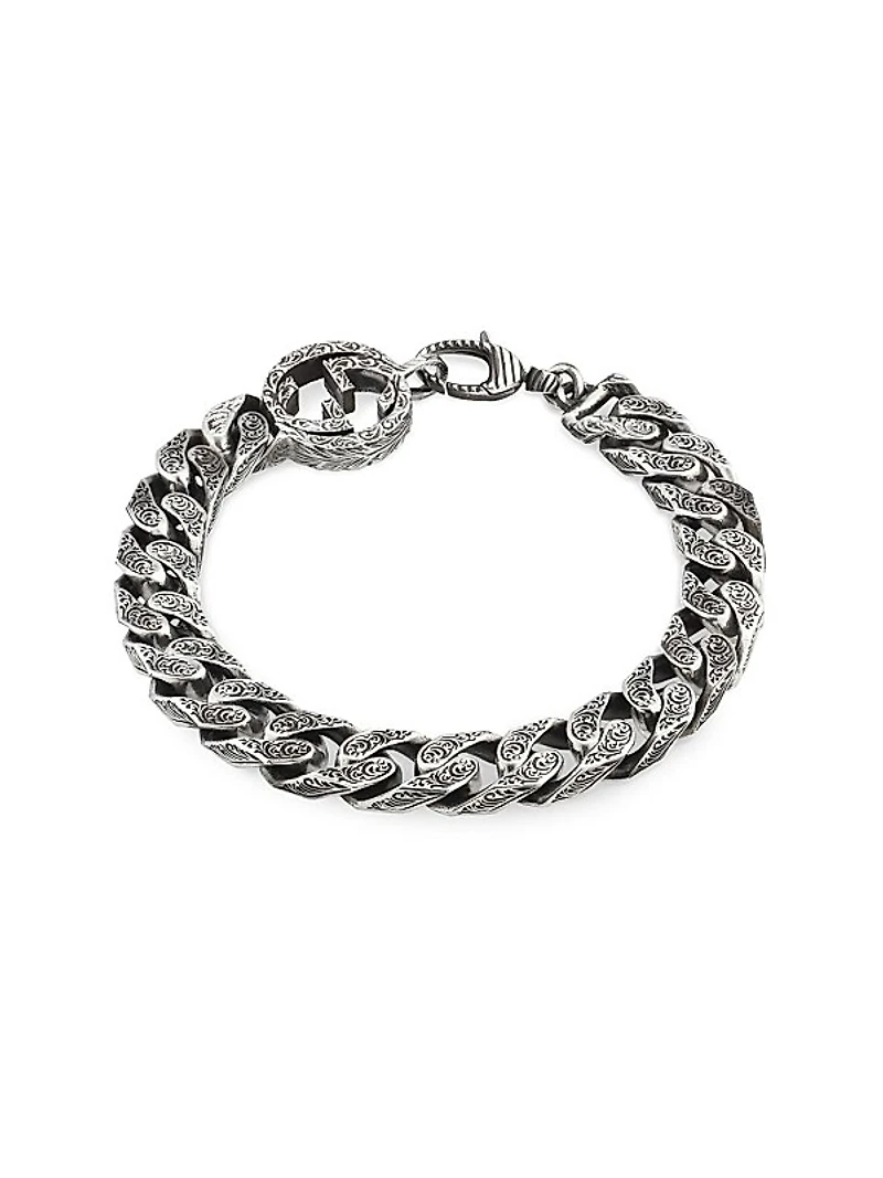Interlocking Sterling Silver Bracelet