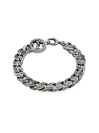 Interlocking Sterling Silver Bracelet
