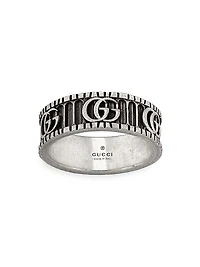 GG Marmont Sterling Silver Ring