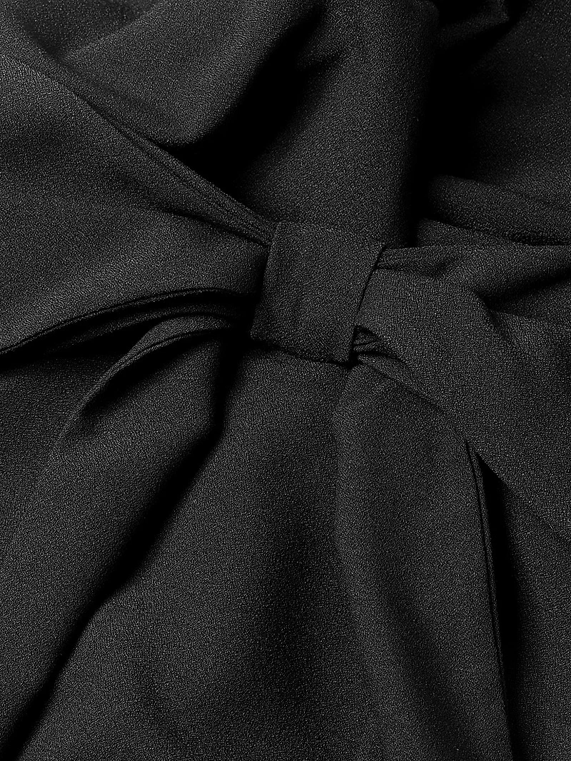 Ara Bow Puff-Sleeve Jumpsuit