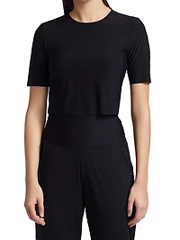Butter Cropped T-Shirt