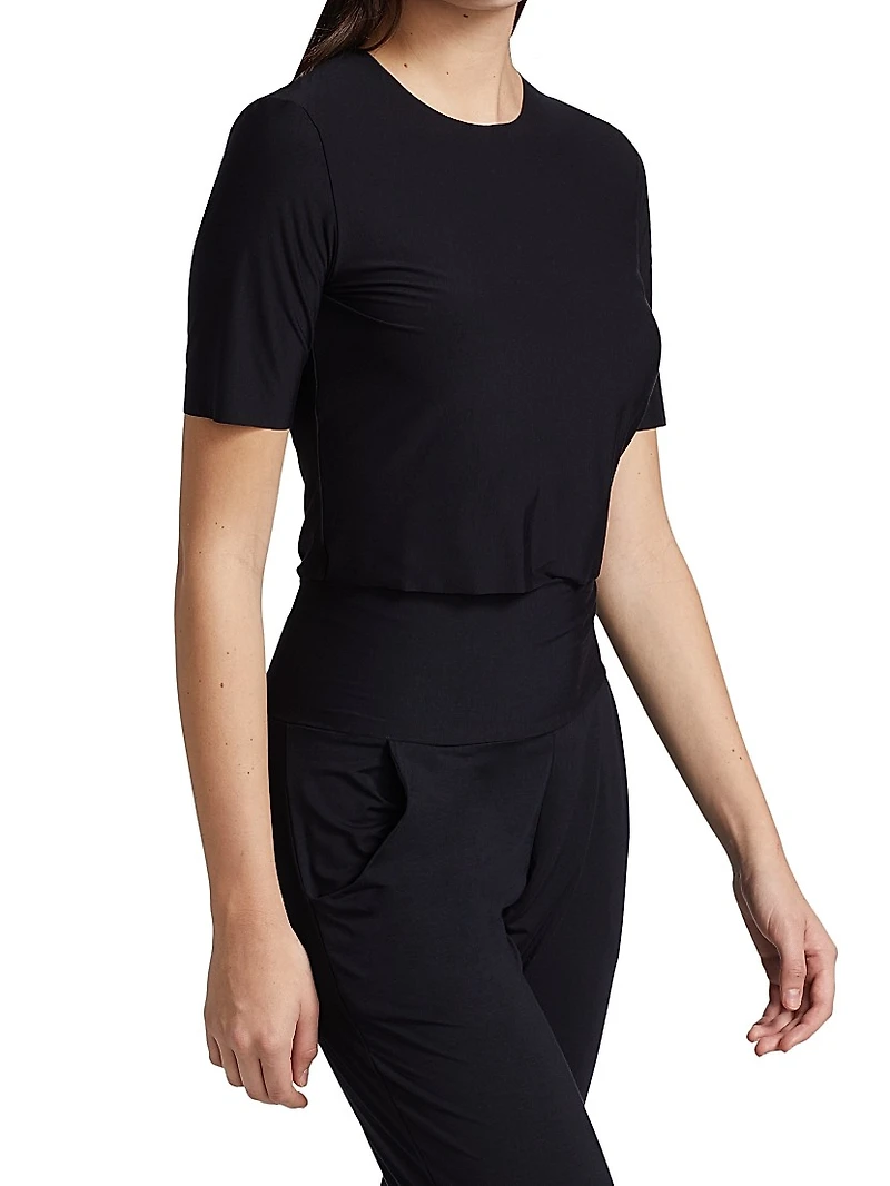 Butter Cropped T-Shirt