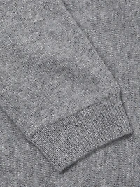 Asymmetric Off-The-Shoulder Cashmere Top