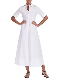 Joan Collared Maxi Shirtdress