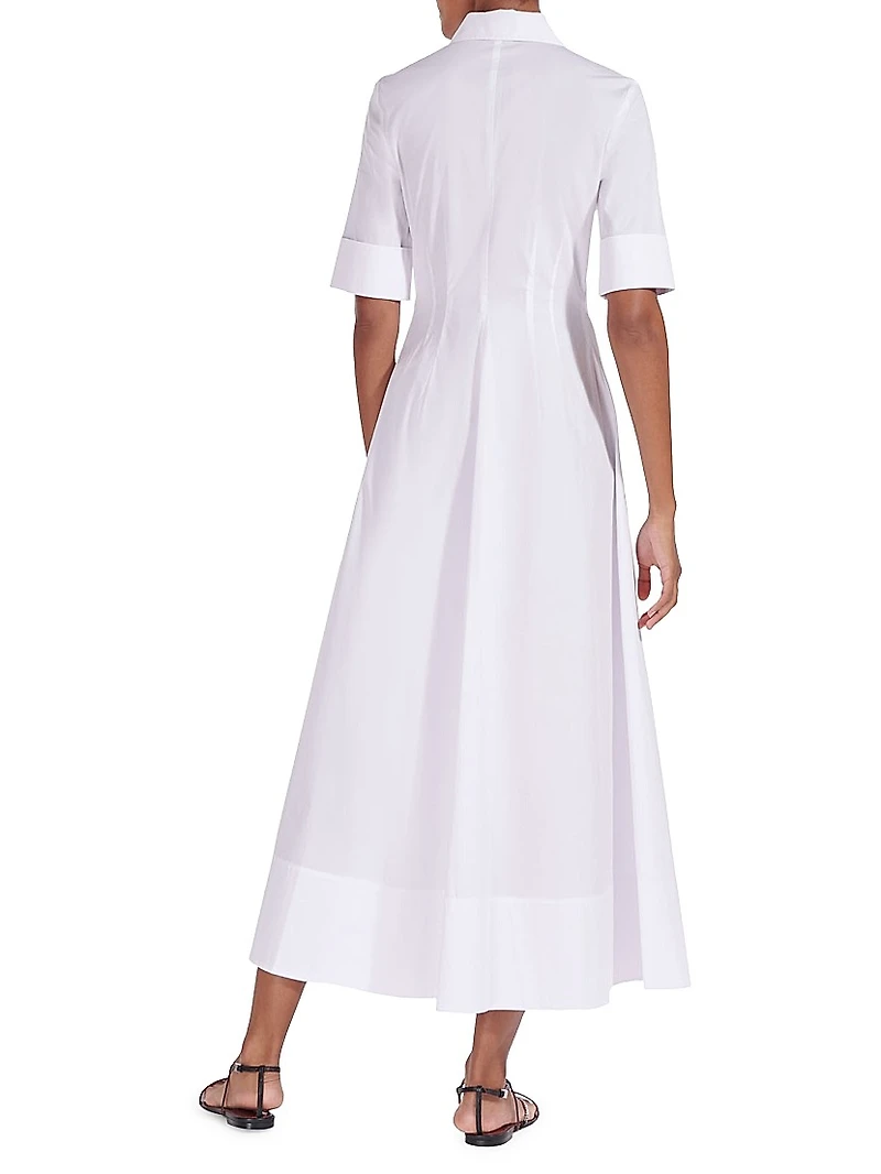 Joan Collared Maxi Shirtdress