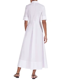 Joan Collared Maxi Shirtdress