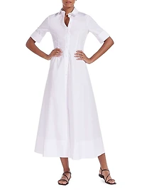 Joan Collared Maxi Shirtdress