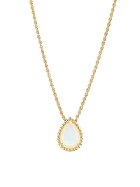Serpent Boheme 18K Yellow Gold & Mother Of Pearl Teardrop Pendant Necklace