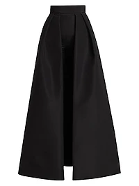 Convertible Collection Silk Cigarette Pants & Skirt