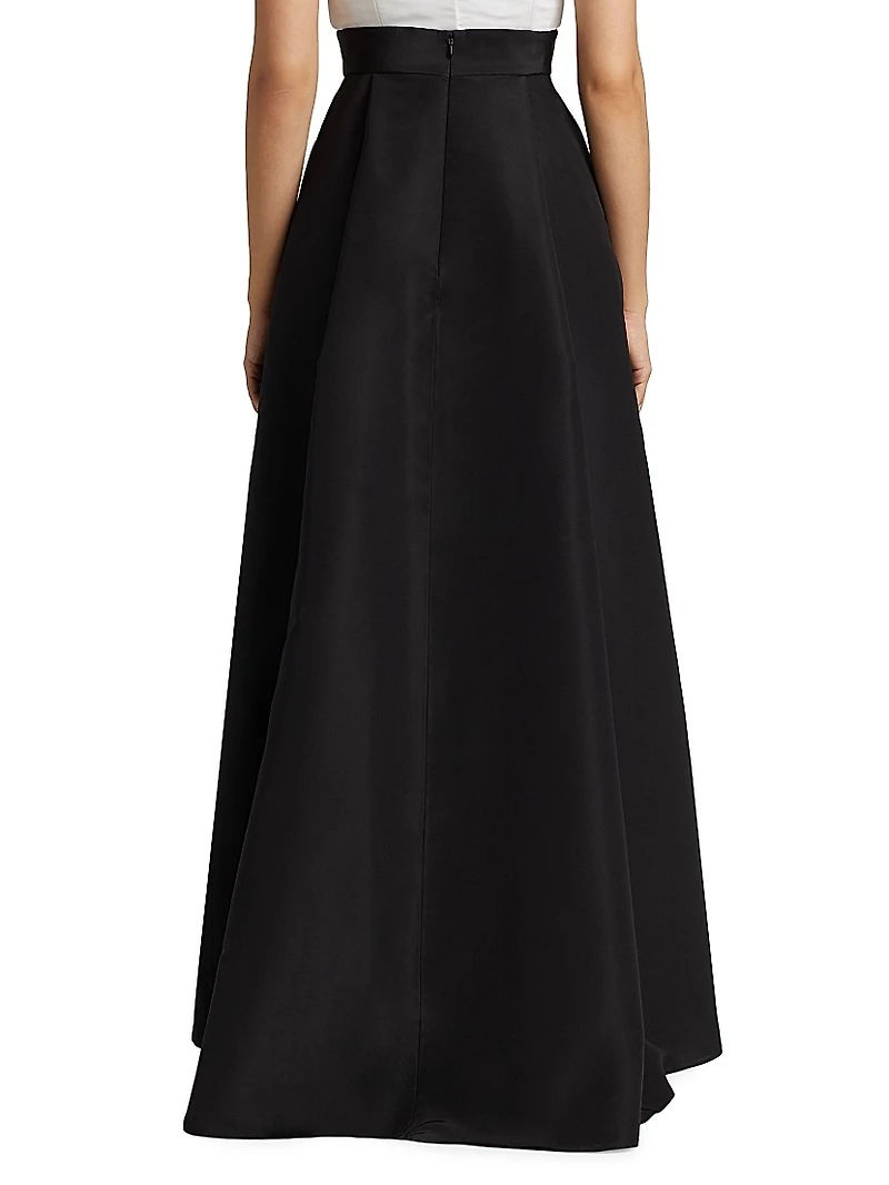 Convertible Collection Silk Cigarette Pants & Skirt