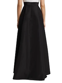Convertible Collection Silk Cigarette Pants & Skirt