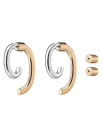 Luna Two-Tone Convertible Earrings
