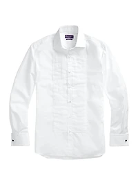 Aston Poplin Tuxedo Shirt