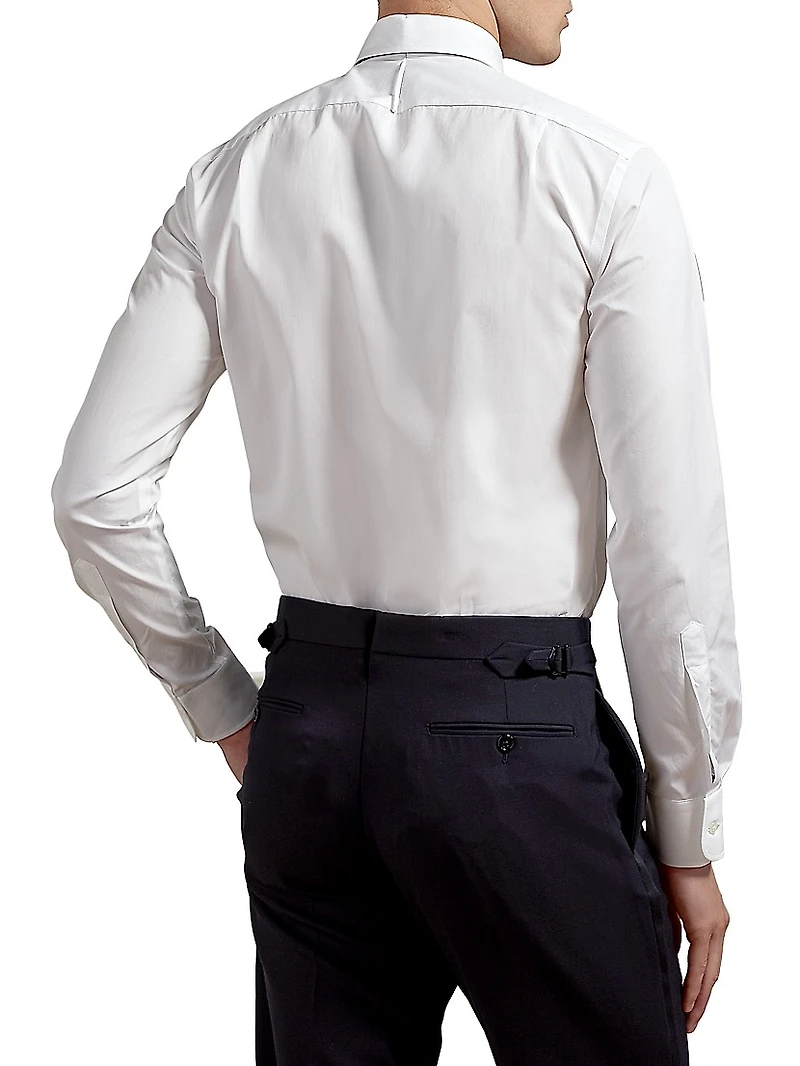 Aston Poplin Tuxedo Shirt