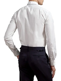 Aston Poplin Tuxedo Shirt