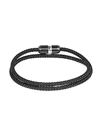 Metallic Pill Wrap Bracelet