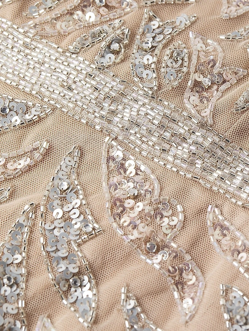 Sequin Column Gown