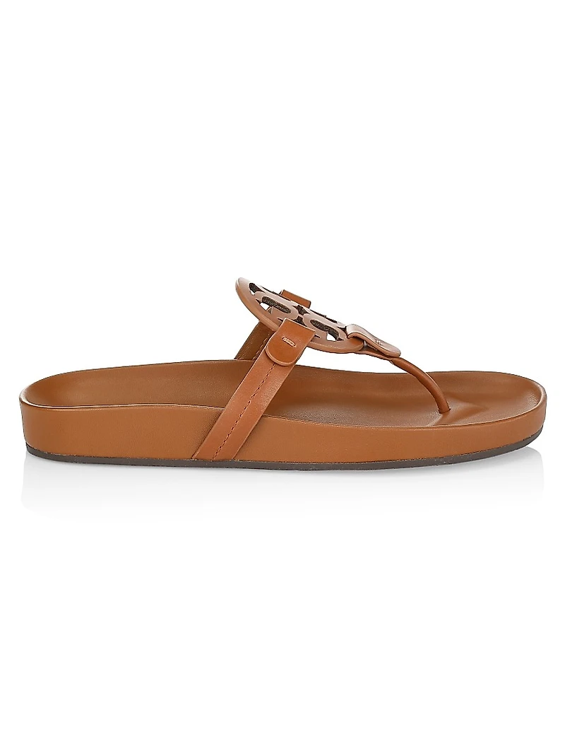 Miller Cloud Leather Thong Sandals