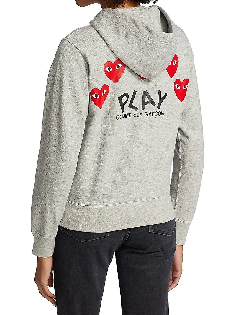 Heart Back Zip Hoodie