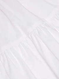 Sea Tiered Midi-Skirt