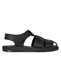 Fisherman Flat Leather Sandals