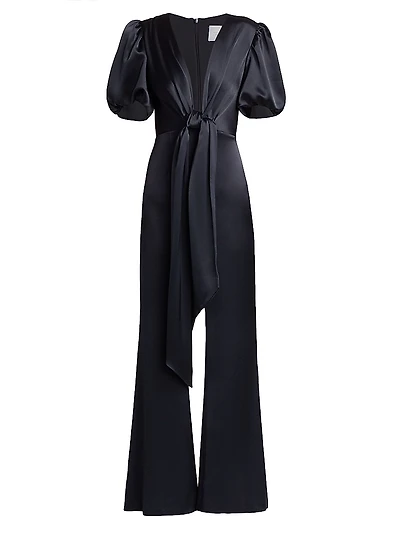 Eden Tie-Waist Wide-Leg Jumpsuit