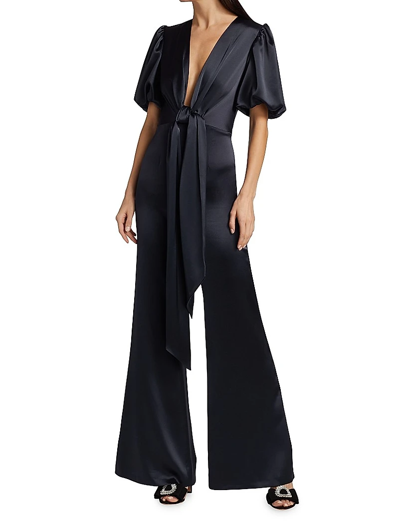 Eden Tie-Waist Wide-Leg Jumpsuit