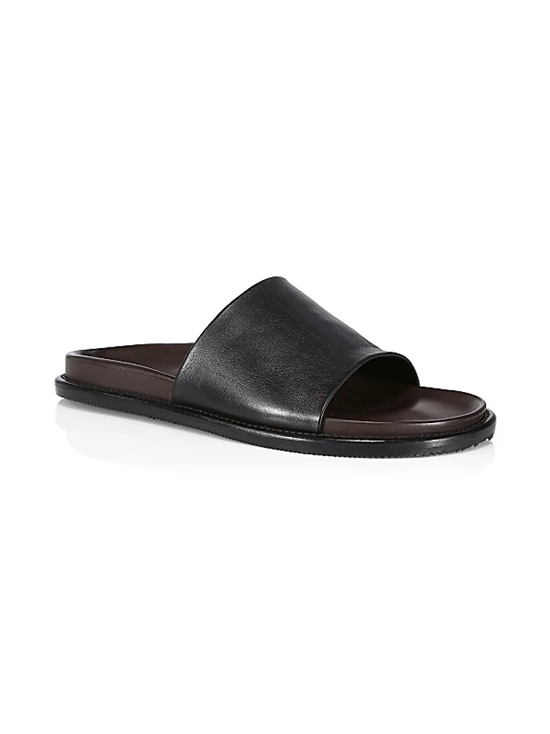 Palma Leather Slide Sandals