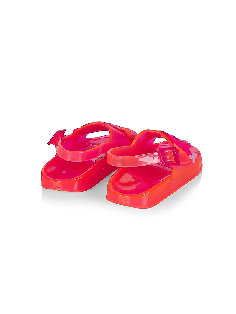 Baby's Butterfly Jelly Slingback Sandals