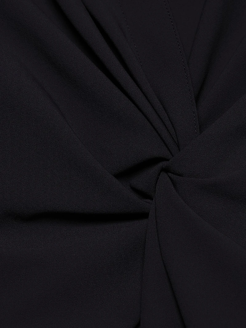 McKenna Knot-Front Shirtdress