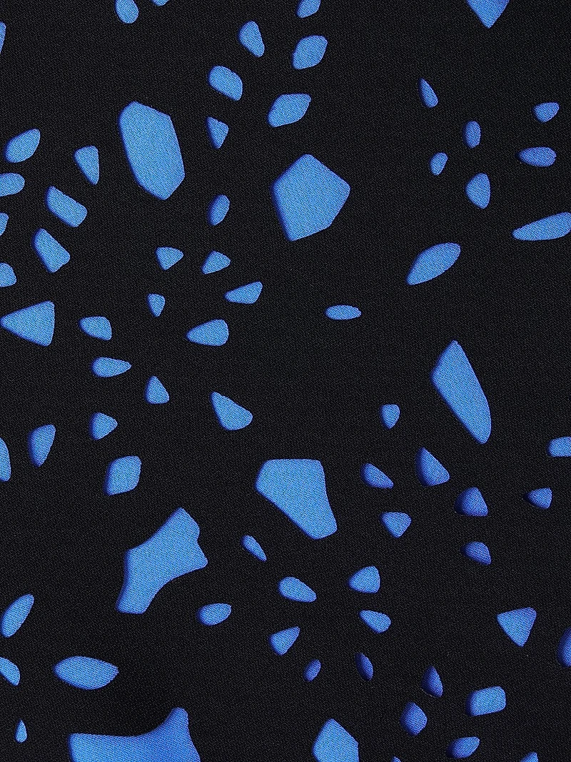 Off-The-Shoulder Laser Cut Dress