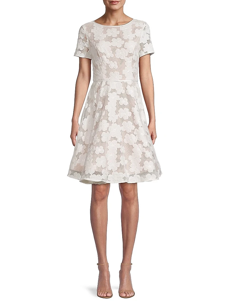 Novelty Fit & Flare Dress