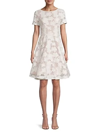 Novelty Fit & Flare Dress