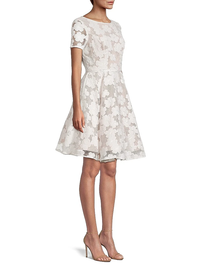 Novelty Fit & Flare Dress