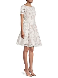 Novelty Fit & Flare Dress