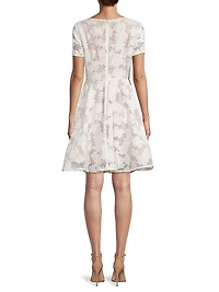 Novelty Fit & Flare Dress