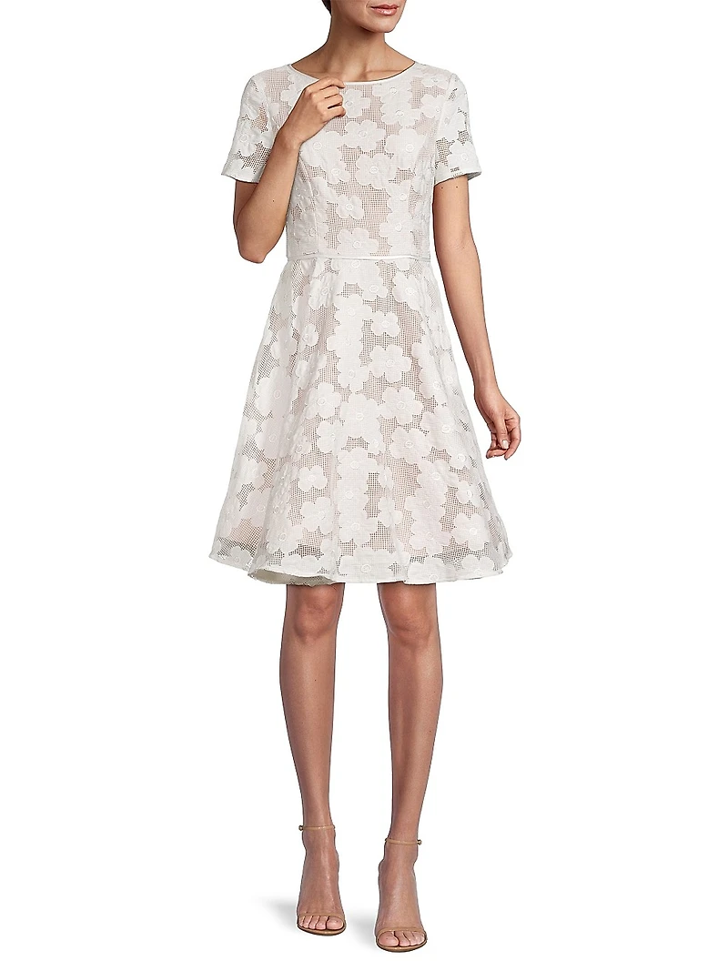 Novelty Fit & Flare Dress