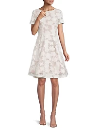 Novelty Fit & Flare Dress