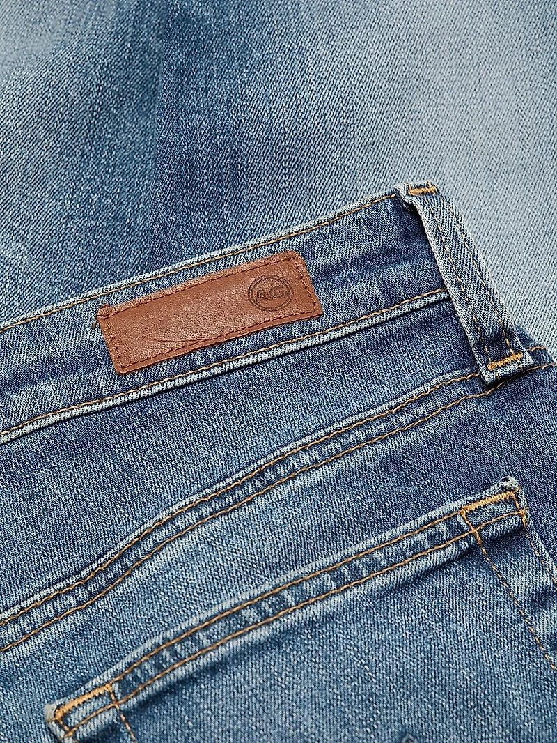 Mari High-Rise Stretch Straight-Leg Jeans