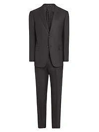 Basic Wool Single-Breasted Suit
